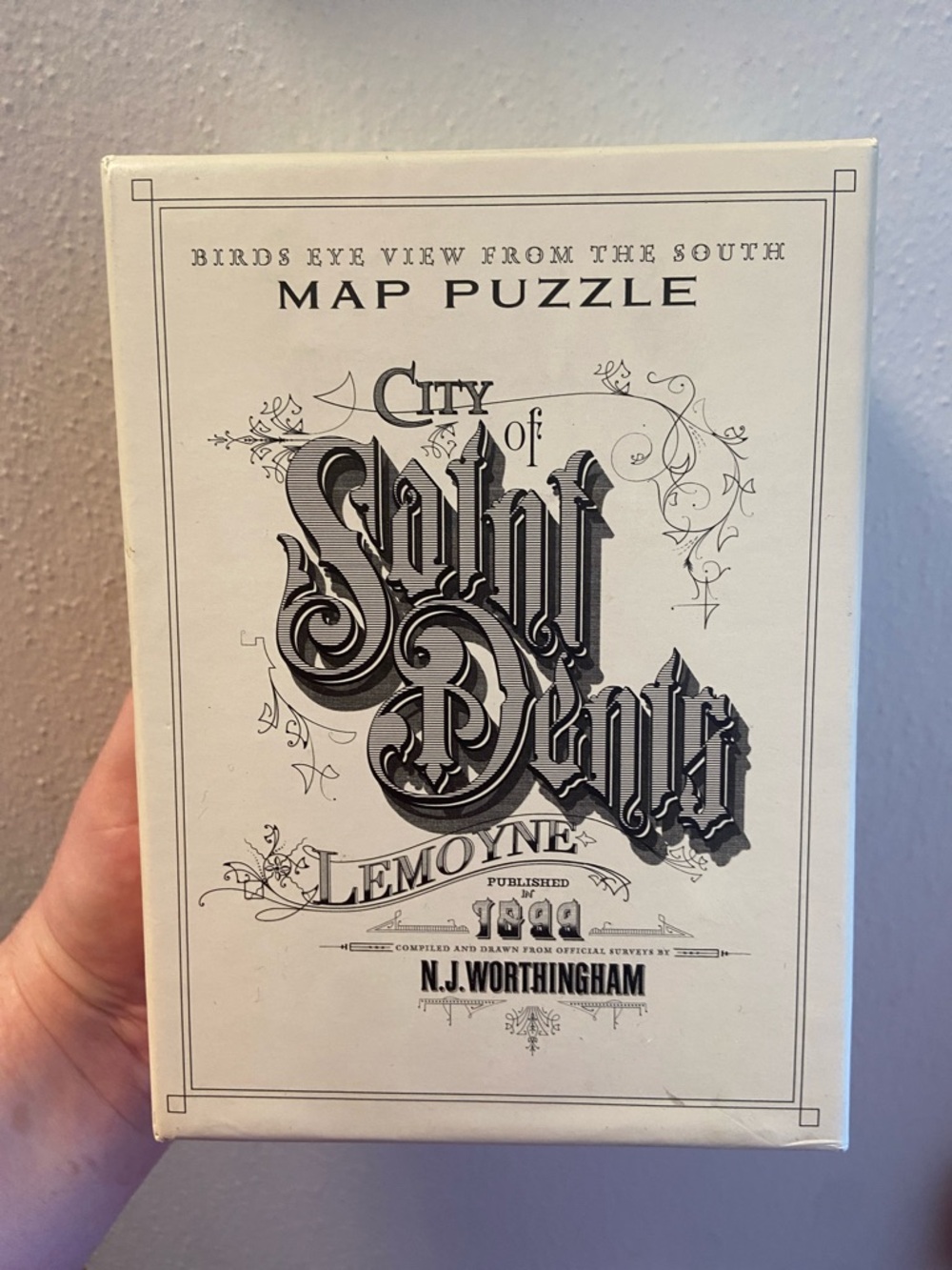 City of Saint Denis Map Puzzle - Red Dead Redemption 2 - missing 1 piece